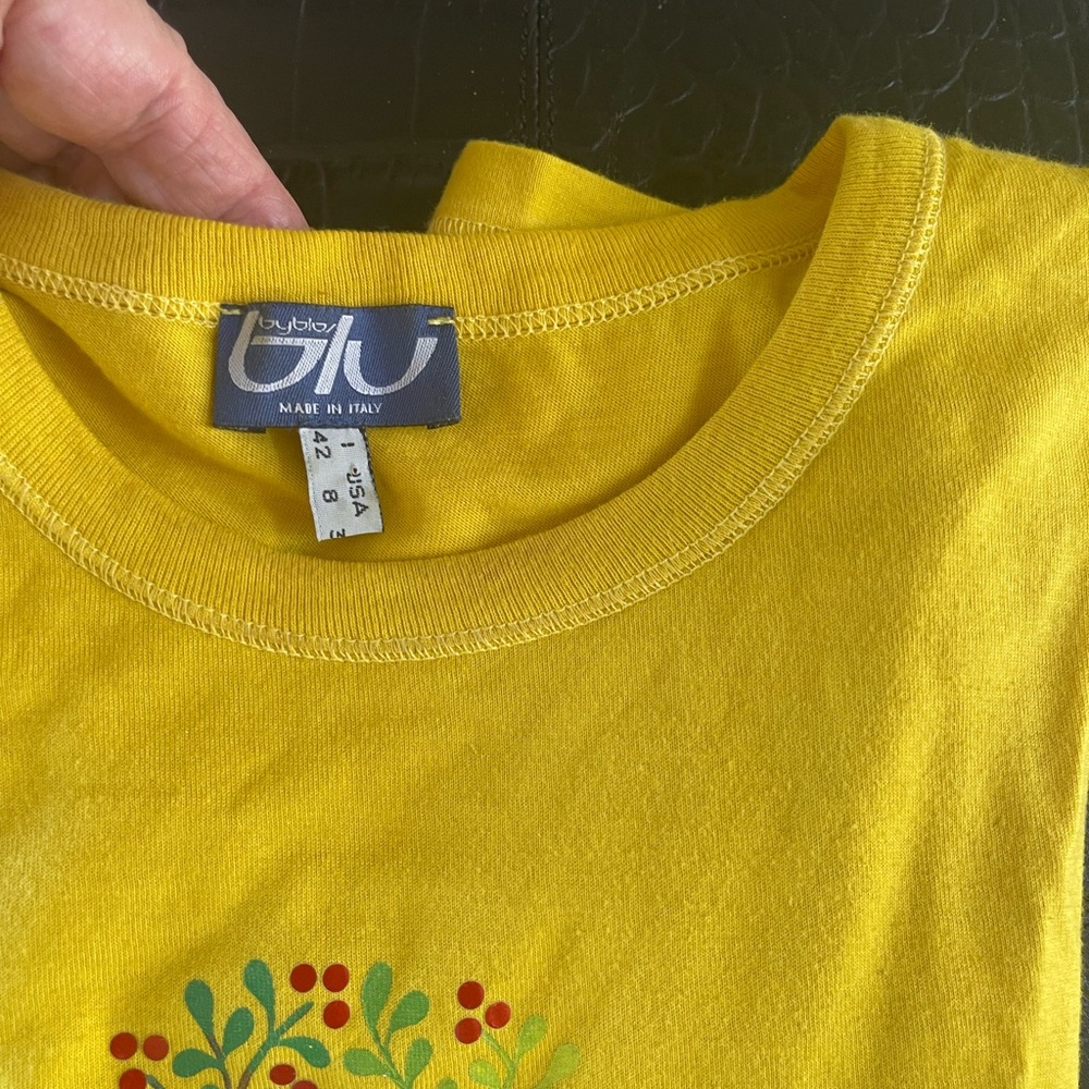 VINTAGE BYBLOS BLU TOP - Picture 11 of 14